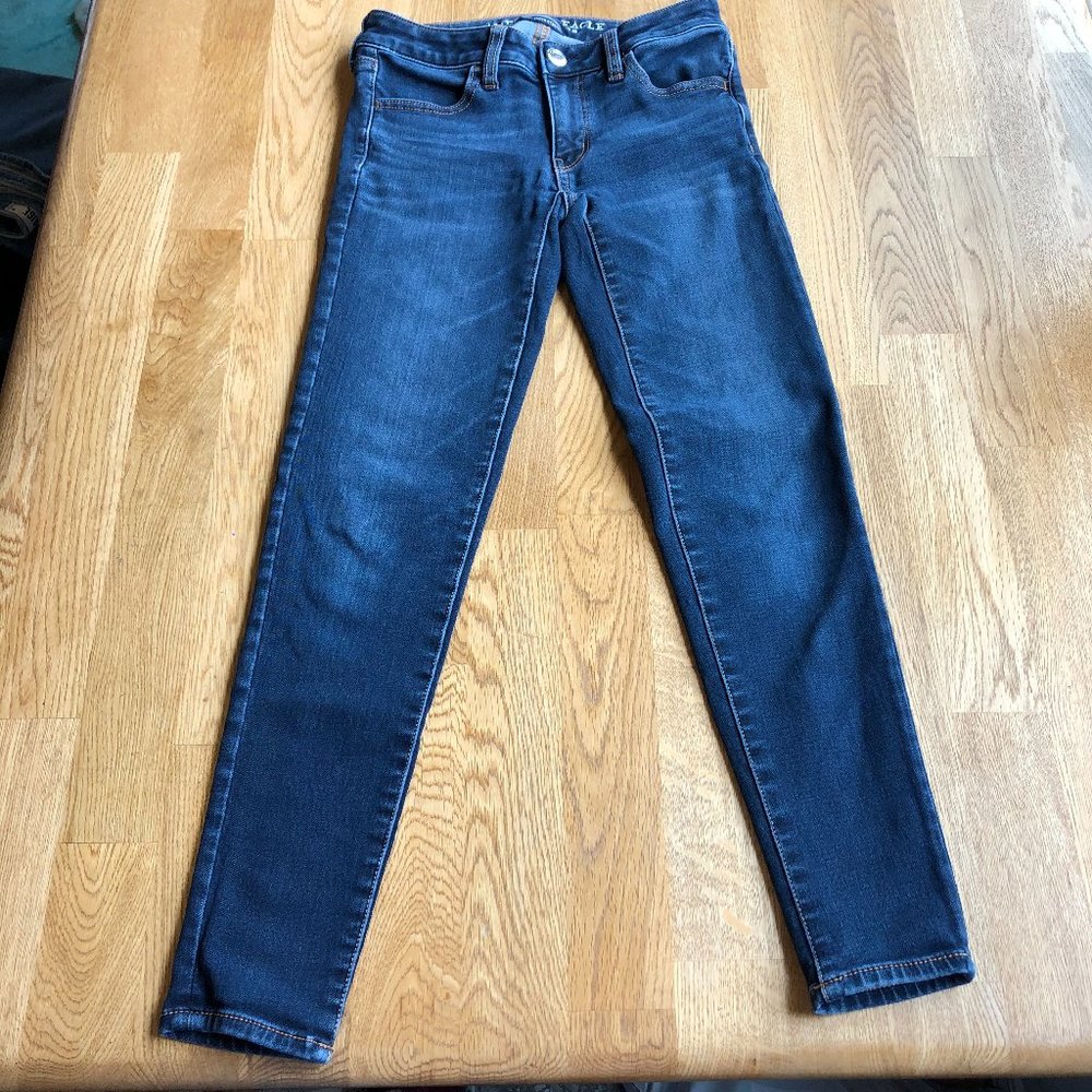 American Eagle Jegging Bundle Dark Wash Size 0 Short - Picture 2 of 16